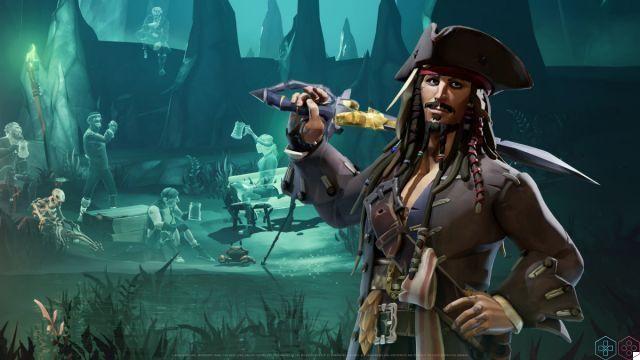 Recensione Sea of ​​Thieves Une vie de pirate : arrivée Jack Sparrow !
