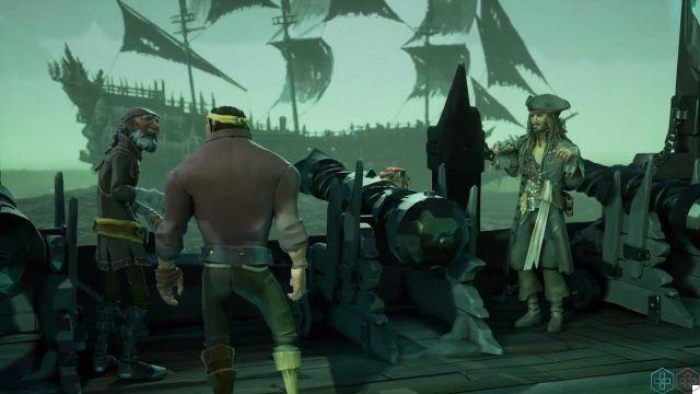 Recensione Sea of ​​Thieves Une vie de pirate : arrivée Jack Sparrow !