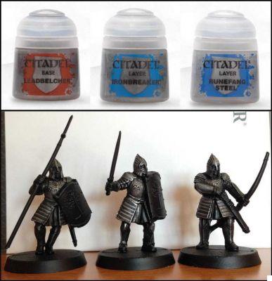 Cómo pintar miniaturas de Games Workshop - Tutorial 28: guerreros de Minas Tirith