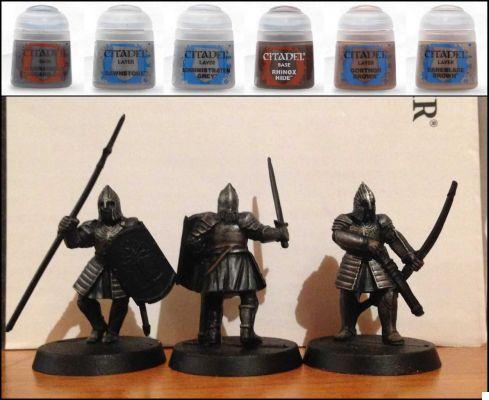 Como pintar miniaturas da Oficina de Jogos - Tutorial 28: Guerreiros Minas Tirith