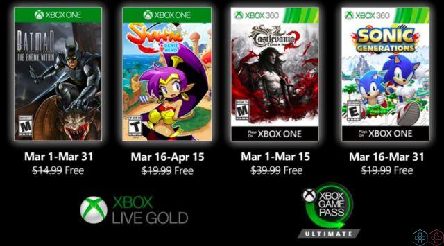 Free games: here are the titles of March 2021 for each platform