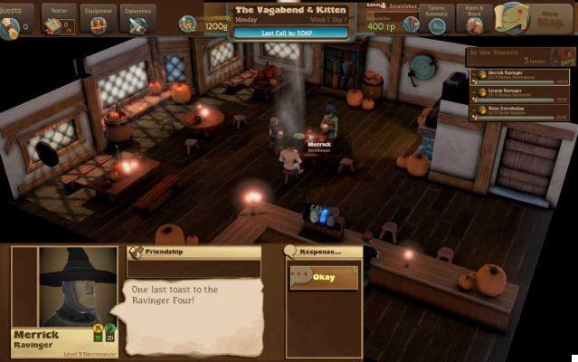 Epic Tavern Review: ¿Qué hacen los héroes cuando no están en las mazmorras?