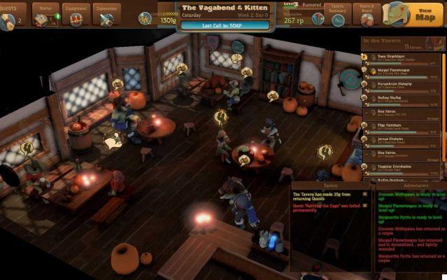 Epic Tavern Review: ¿Qué hacen los héroes cuando no están en las mazmorras?