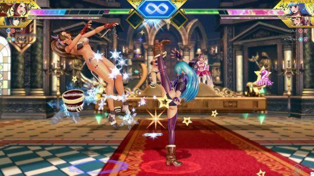 Revisión de SNK Heroines: Tag Team Frenzy, un peleador guiñando un ojo para Nintendo Switch